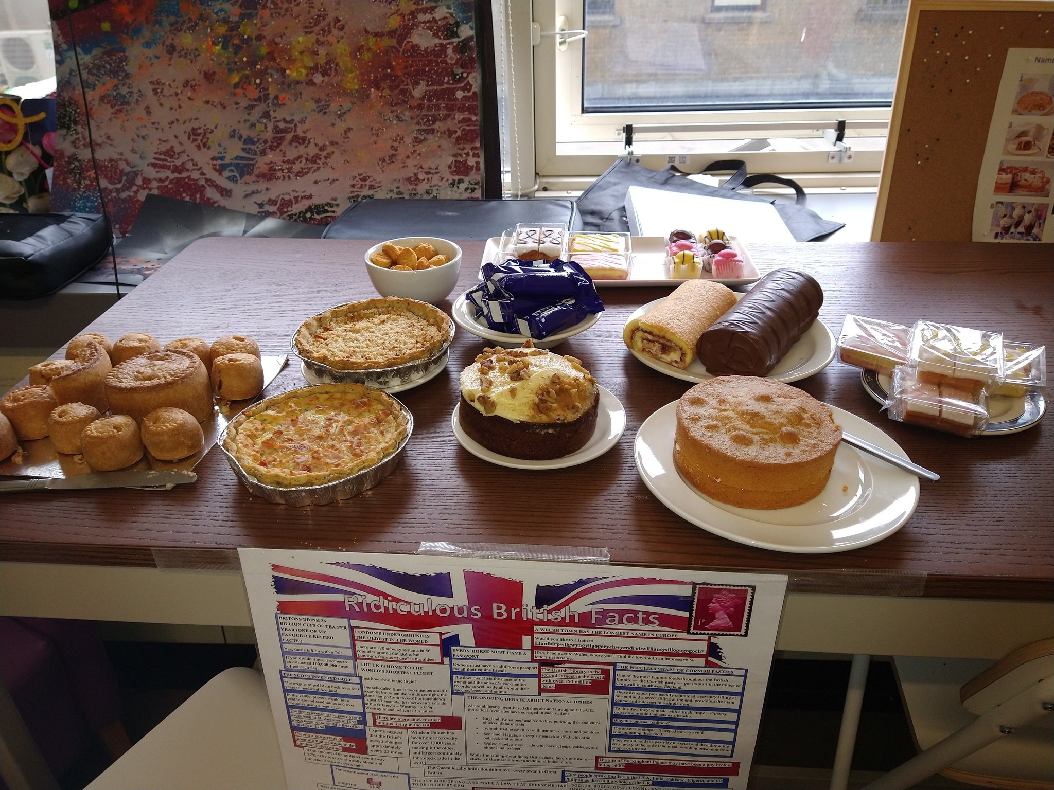 Table of tasty treats