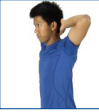 Person stretching
