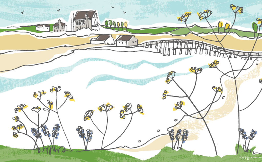 Wooden Bridge over the Adur by Katty McMurray