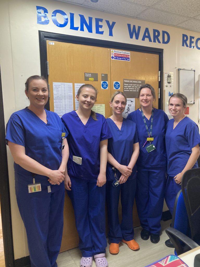 Image of midwives on Bolney Ward at Princess Royal Hospital