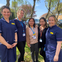 Image of the colorectal faster diagnosis service team