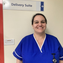 Image of Ruth Anscombe Midwife at Worthing Hospital