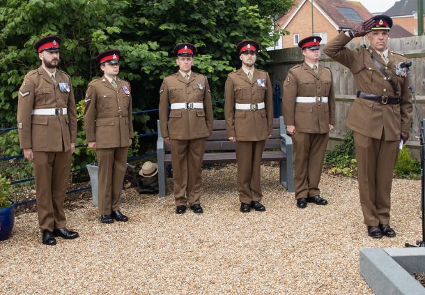 armed forces commemorative gardens opening