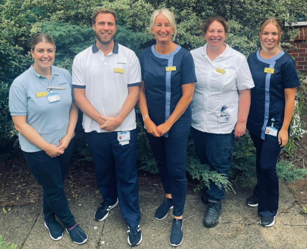 pulmonary rehabilitation team at St Richard's Hospital