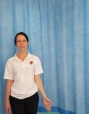 Raising your arm out to the side 