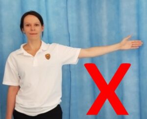 lifting arm at right angles
