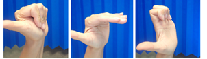 Finger and thumb movements