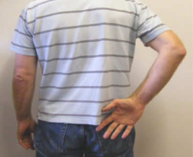 hand behind back exercise