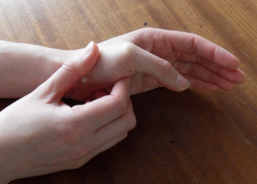 Thumb flexion (isolated)