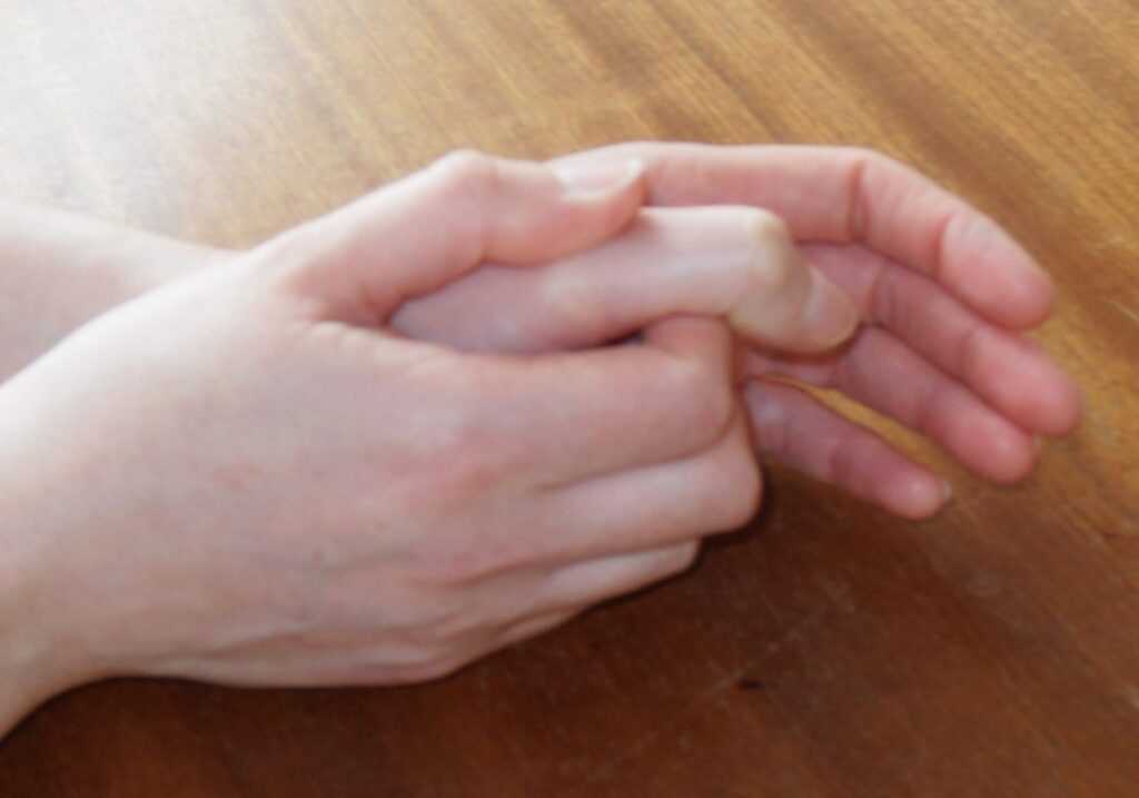 Thumb flexion (isolated)