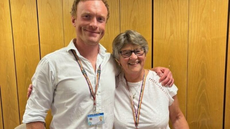 Dr Ruairidh Crawford Consultant Urologist and Pamela