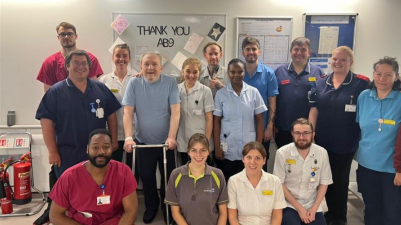 William with the neurosurgery team