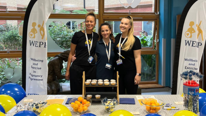 WEPP colleagues at their info stand