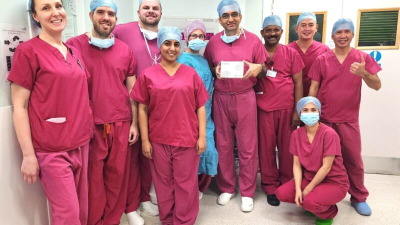 Sussex eye hospital theatre team