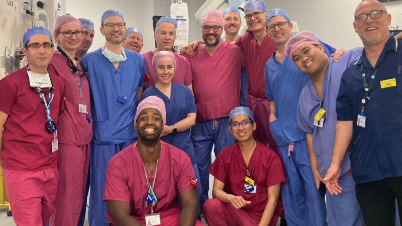 Cardiac team part of research study in theatre