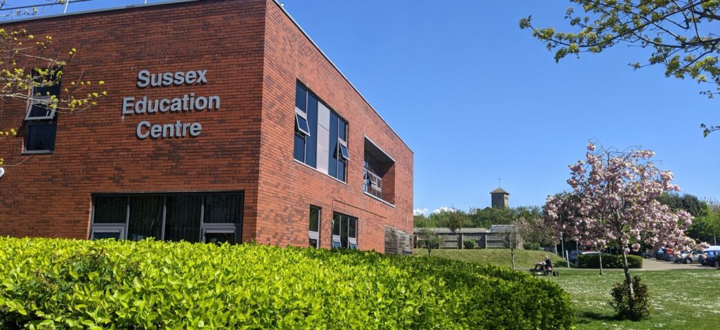 View of the outside of Mill View Hospital Libray