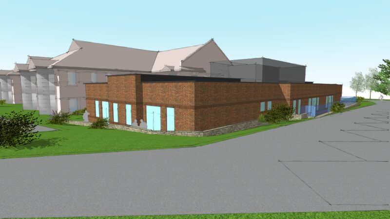 new Acute Stroke Centre extension from planning application submitted by Crowther Associates Architects LLP on behalf of University Hospitals Sussex